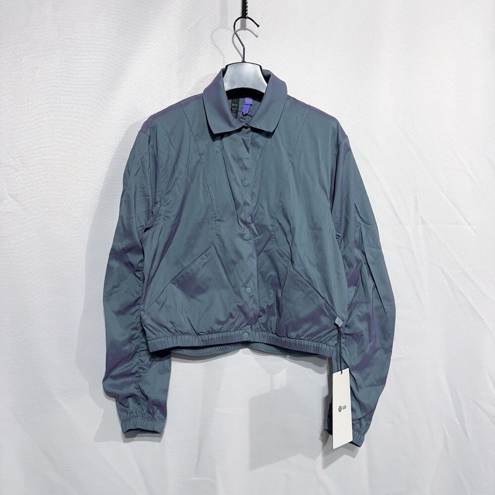 Lululemon lab Lightweight Ripstop Jacket Tidewater Teal Power Purple Size 4